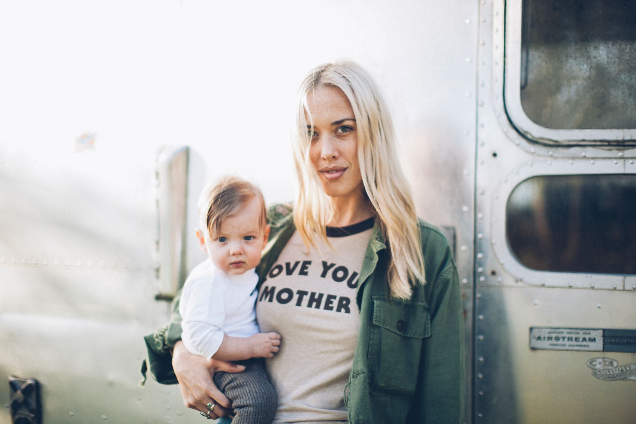 Jen Auerbach with son, Early